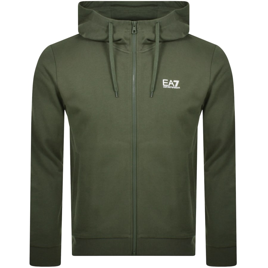 EA7 Emporio Armani Full Zip Tracksuit Green Mainline Menswear Denmark